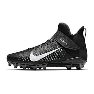 Men's Nike Alpha Menace Pro 2 Football Cleats Black White CK4277-001 Size 13.5